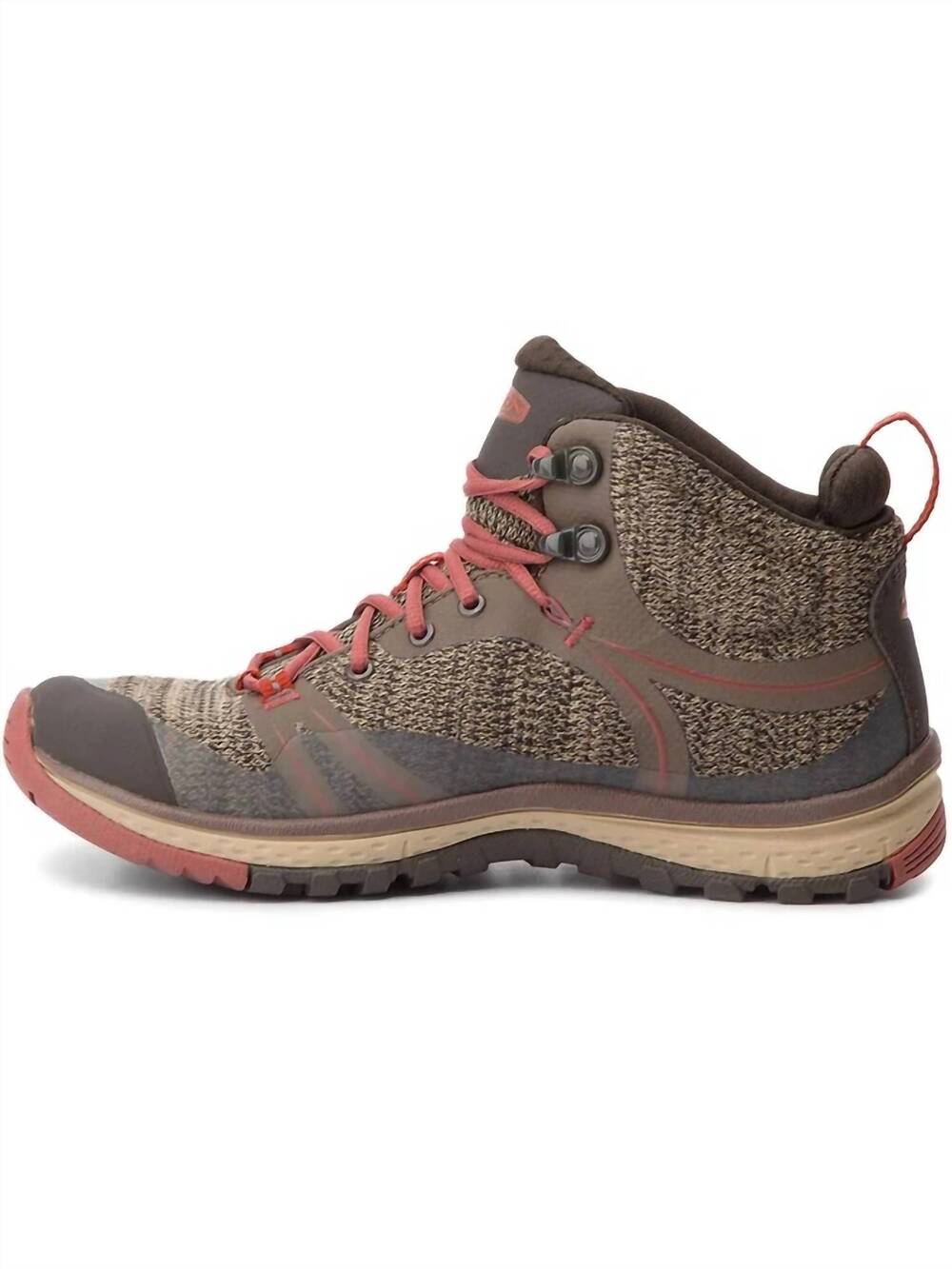 NEW KEEN women's terradora mid waterproof trekking shoes in canteen/marsala